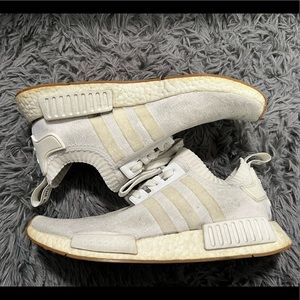 Adidas nmd white/gum size 10